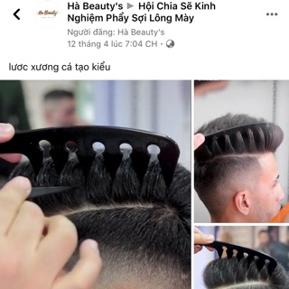 lược xuong ca tạo kiểu