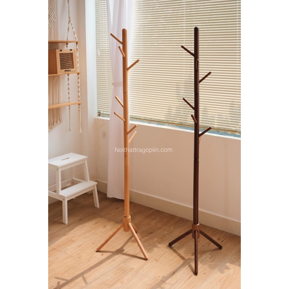 Cây treo đồ gỗ 01