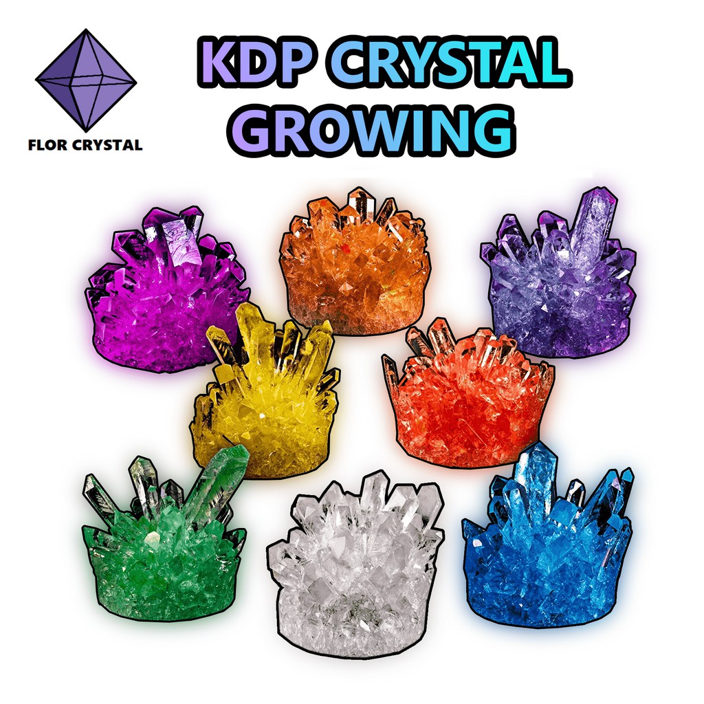 🥑 Bộ đồ chơi khoa học nuôi tinh thể KDP CRYSTAL KIT