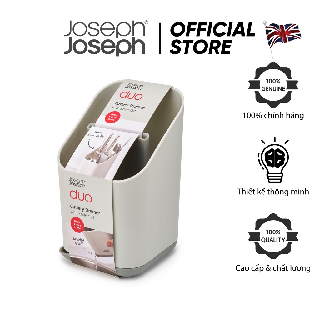 Hộp đựng dao muỗng nĩa thoát nước thông minh Joseph Joseph Duo Cutlery Drainer - 800746