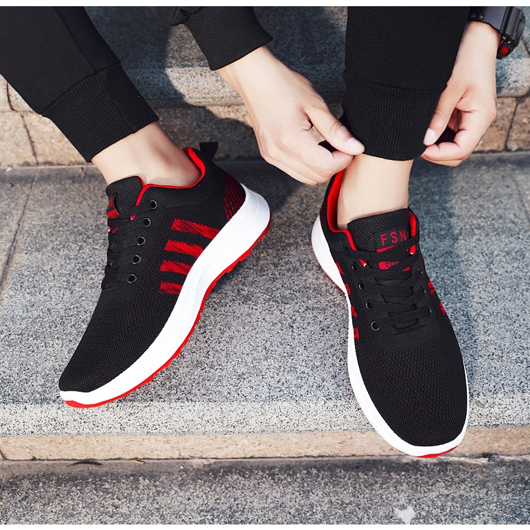 Giày thể thao nam sneaker YJYZ siêu thoáng khí ( 2 mầu )