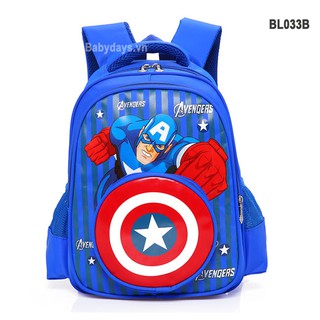 Balo siêu nhân anh hùng captain america BL033B