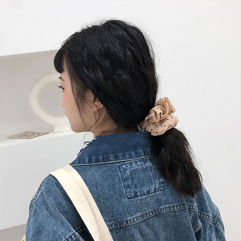 Dây cột tóc Chấm bi Xinh Xinh