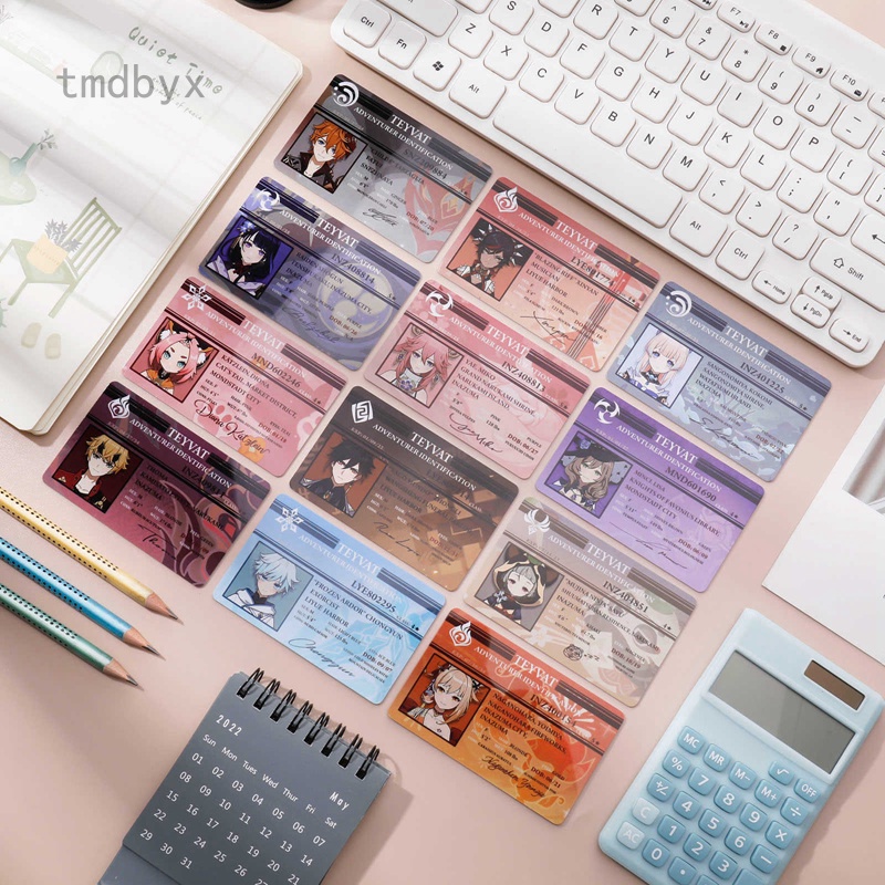 Tmdbyx Thẻ Hình Nhân Vật Anime Id Pvc