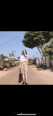 Quần ngố lửng kaki
