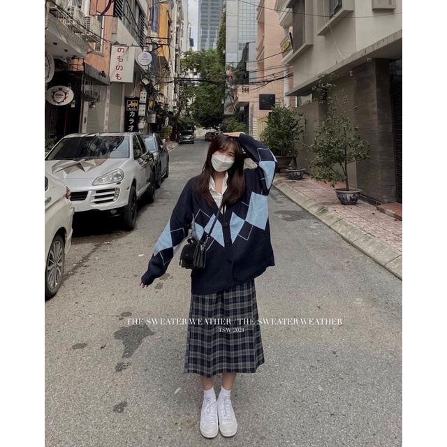 [ RẺ VÔ ĐỊCH] [ÁO CADIGAN] Cardigan Nữ Thổ Cẩm, Áo Khoác Len Mềm Mịn Mix Chân Váy, Quần Cực Hàn Quốc | BigBuy360 - bigbuy360.vn