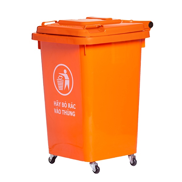 Thùng rác nhựa công cộng 60l, thùng rác nhựa 60l