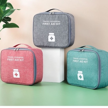 Túi Đựng Dụng Cụ Y Tế Bằng Vải Oxford Nhiều Lớp Đa Năng Tiện Dụng Cho Dịp Du Lịch Cắm Trại