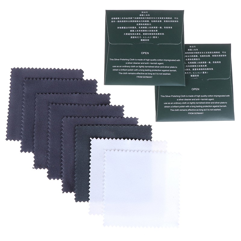 Bộ 10 Khăn Lau Đánh Bóng Chống Xỉn Màu Tiện Dụng
