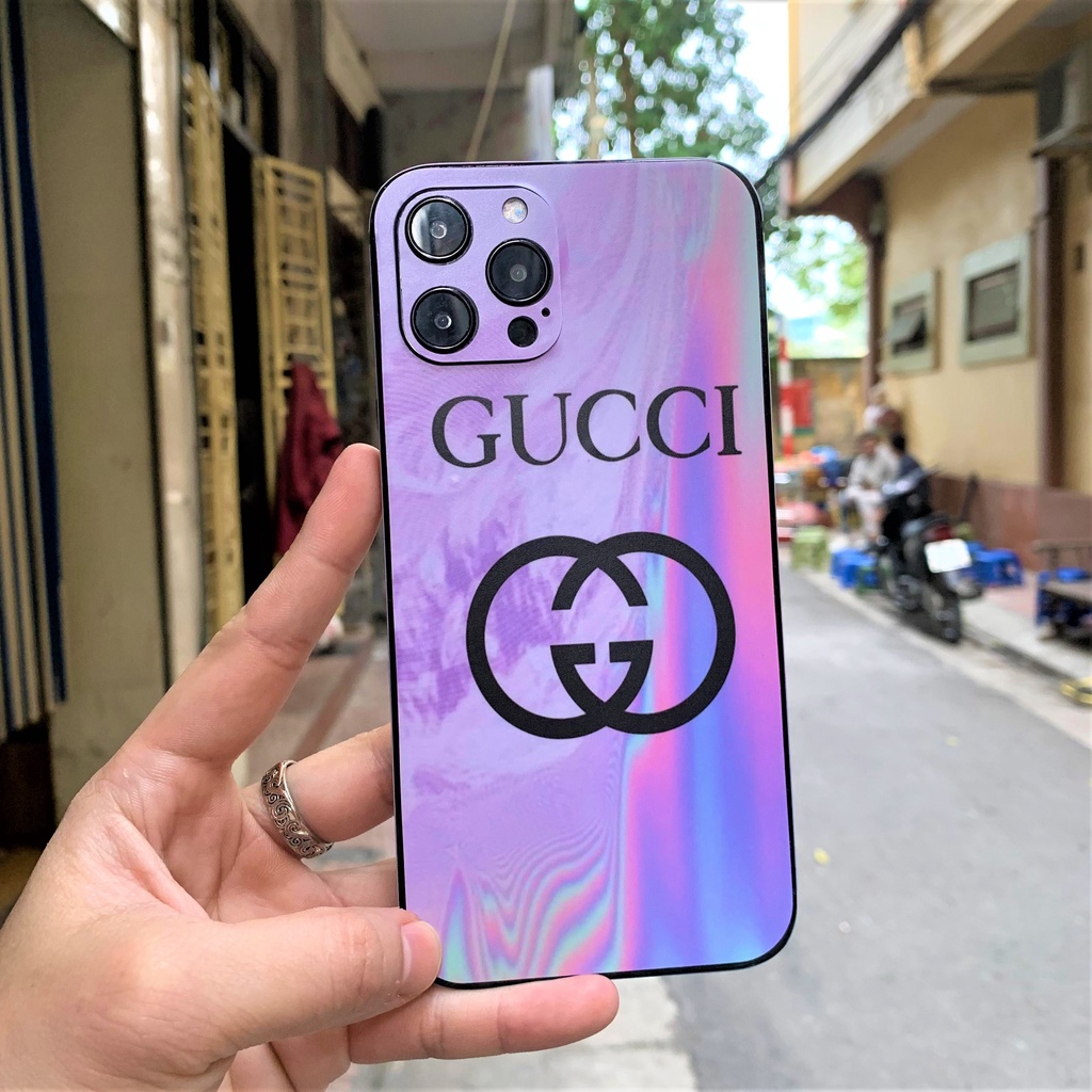 Miếng Dán iphone hình Gucci cho ip 6s/6splus/7/7plus/8/8plus/x/xr/xs/11/12/13/pro/max/promax/máykhác