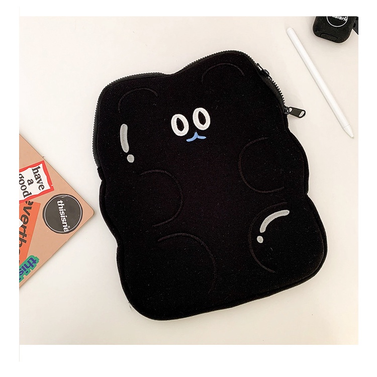 Túi đựng máy tính bảng hình gấu đáng yêu sáng tạo thích hợp cho Pro13 11 inch