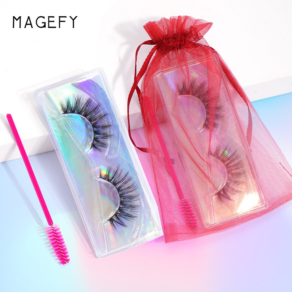 Bộ Túi Đựng Lông Mi Giả Dày Và Cong Tự Nhiên Mềm Mại Sử Dụng Một Lần