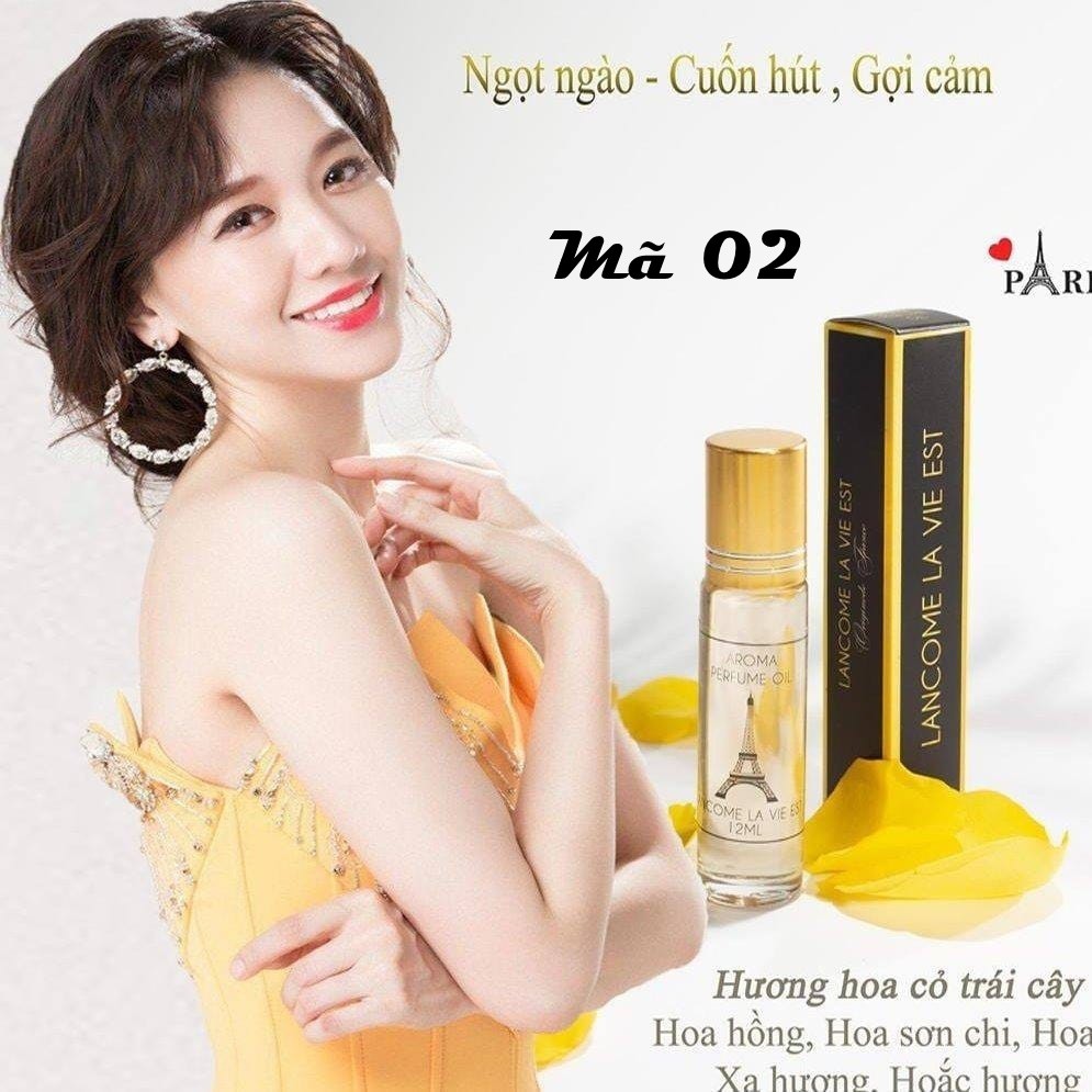 Combo 4 chai nước hoa AROMA PHÁP tặng 1 thỏi son miễn phí