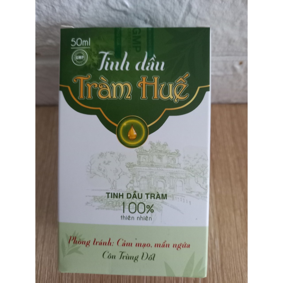 Tinh Dầu Tràm Huế Nguyên Chất, Sản Phẩm Tinh Dầu Tràm 100% Tự Nhiên (mẫu mới năm 2021) Lọ 50ml