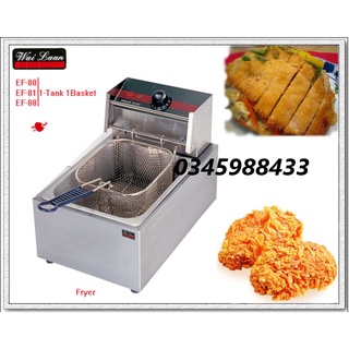 Bếp chiên nhúng gà đơn điện 8L hãng WaiLaan