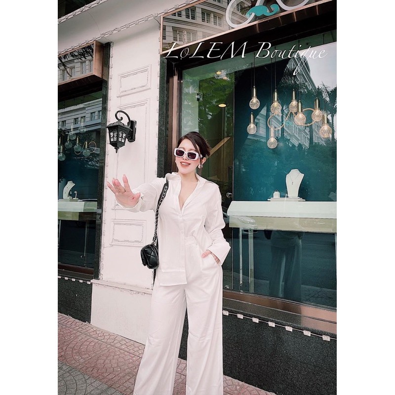 Set lụa trơn mềm mại tôn dáng