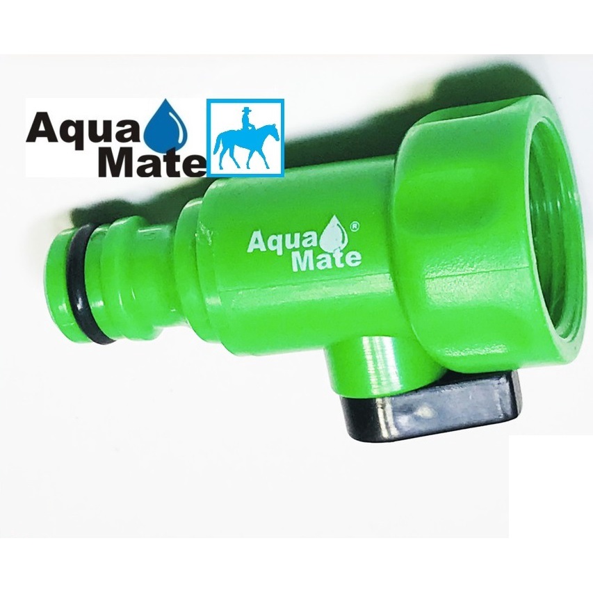 Van khóa nước đều vào ren Fi27 đầu ra nối nhanh AQUAMATE W-3290 Đài Loan