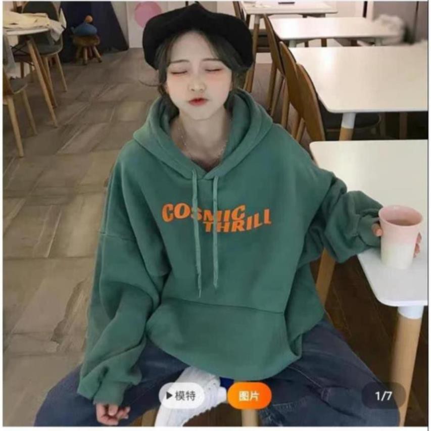 Áo hoodie nỉ nữ form rộng hàn quốc, chất liệu cao cấp Quảng Châu COSMIGTHRILL CN1 | WebRaoVat - webraovat.net.vn