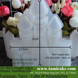 Khuôn silicon lâu đài pvn1102