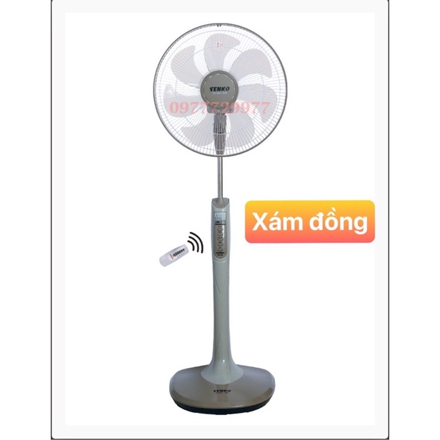 [SIEUTHIDIENNUOC] QUẠT SENKO ĐỨNG ĐIỀU KHIỂN TỪ XA DR1608