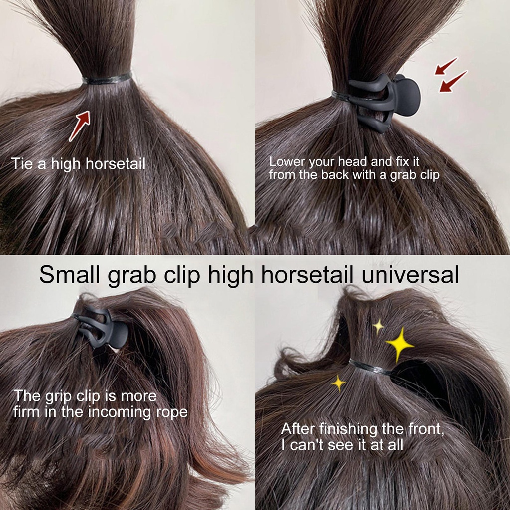 1 Kẹp Tóc Mini Màu Trơn Phong Cách Hàn Quốc Dễ Thương O8W9