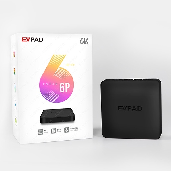 Tivi box EVPAD 6P 4G RAM+64G ROM được trang bị hệ điều hành Android 10.0, dễ sử dụng và hỗ trợ tìm kiếm bằng giọng nói