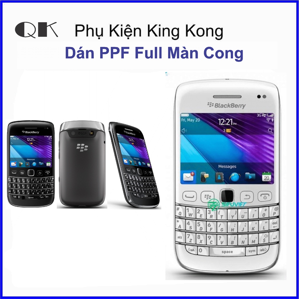 Blackberry BOLD 9790 Miếng dán dẻo PPF TPU bảo vệ màn hình điện thoại