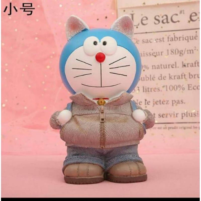 Ống Heo Tiết Kiệm Tiền Hình Mèo Máy Doraemon Đáng Yêu