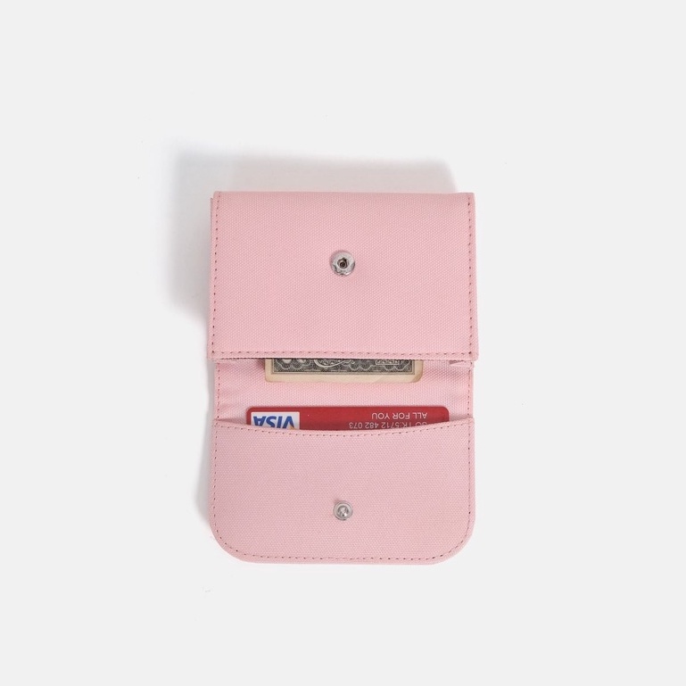 Ví Vải Nữ Nắp Gập (6 Màu) Leonardo - Card Holder Mladen Wallet - Vải Polyester 600D Kháng Nước