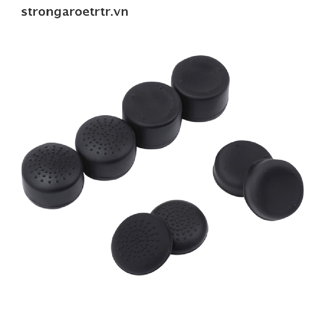 【strongaroetrtr】 8x Thumb Stick Grips Cover Game Controller Protective CapsFor PS4/Xbox 360 .
