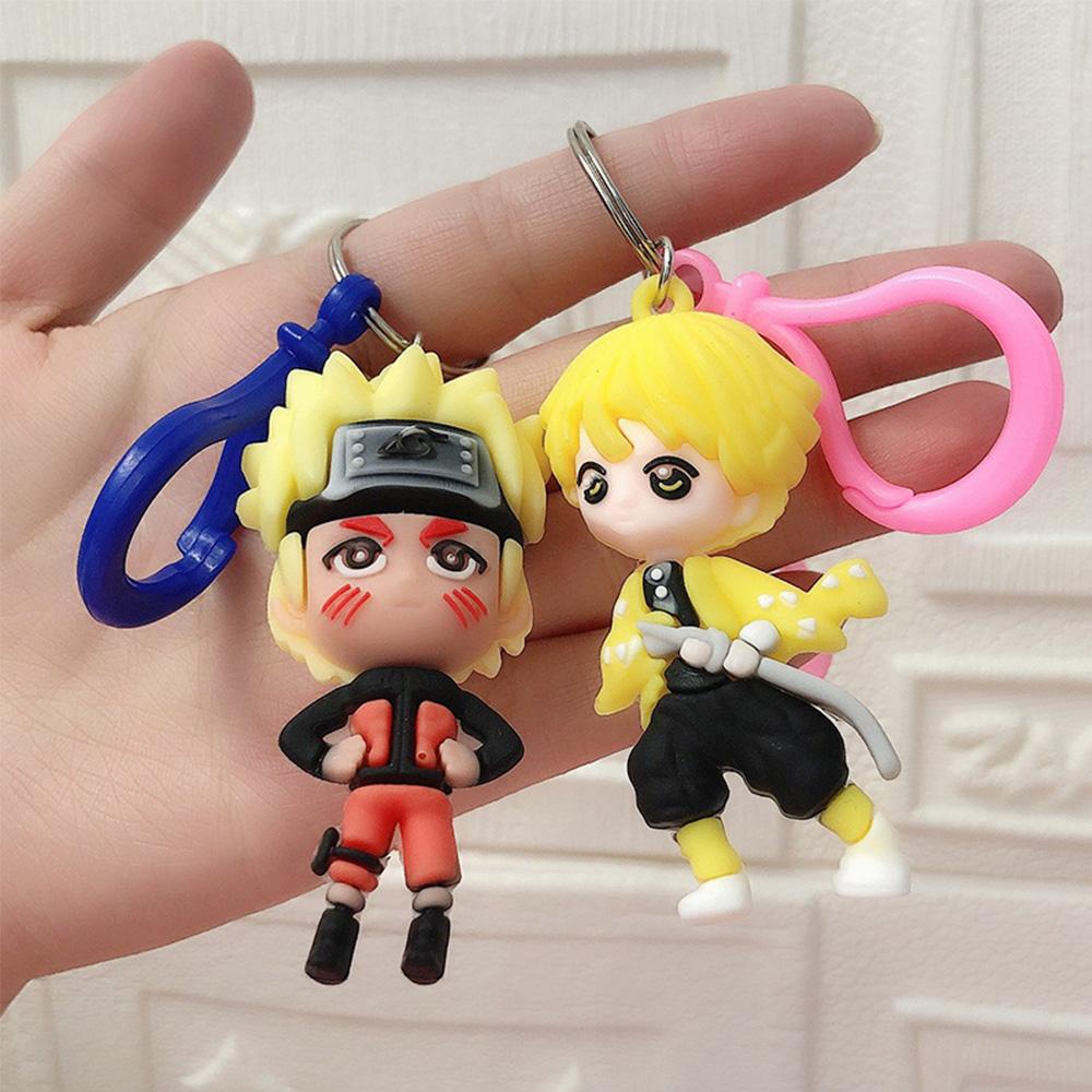 Móc Khóa Silicon Hình Demon Slayer Dễ Thương