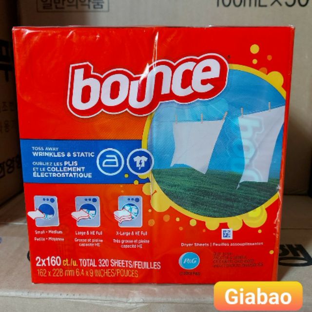 GIẤY THƠM BOUNCE 160 TỜ Mẫu Mới-