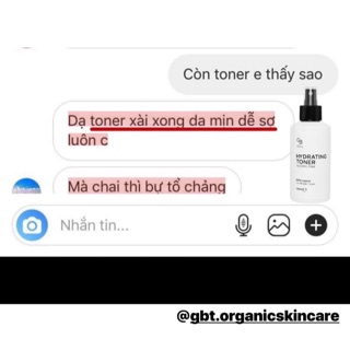 HYDRATING TONER (Toner không cồn)
