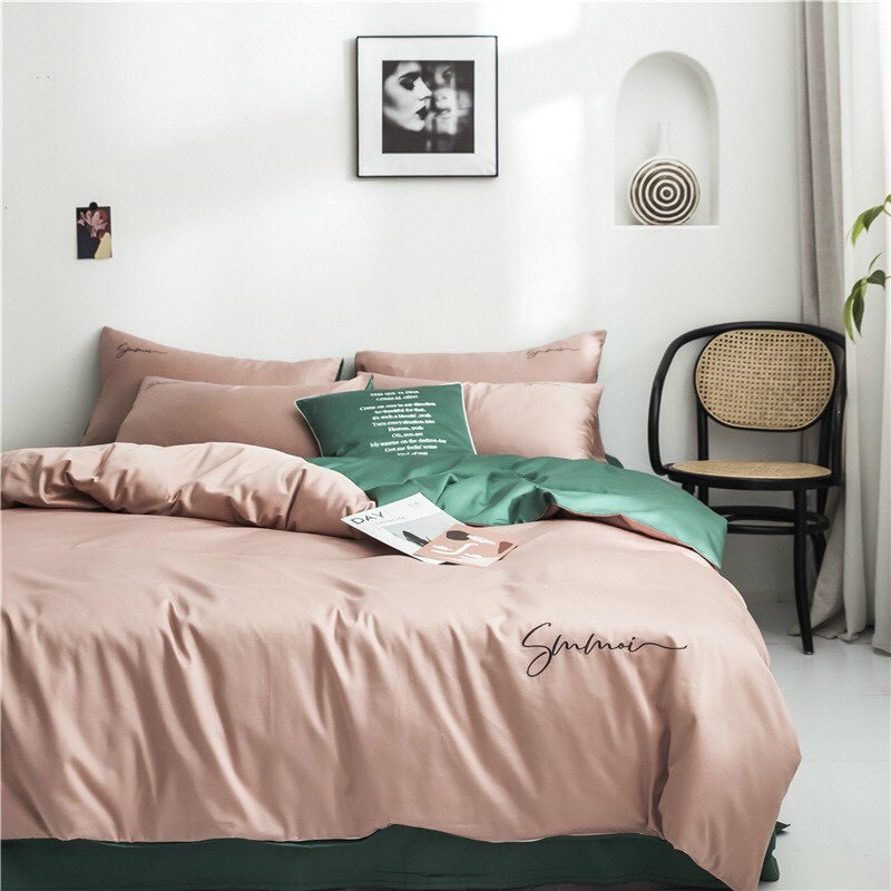 Bộ Chăn Ga Gối Lụa Tencel Sumoi 60s BELLA HO may chun theo yêu cầu