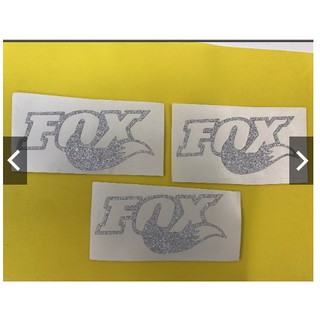 Combo 2 miếng dán xe kim tuyến fox
