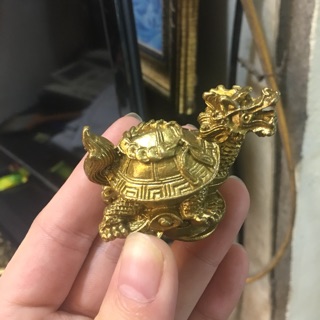 Long quy bằng đồng mini