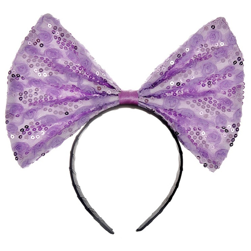 Băng Đô Nơ Đính Kim Sa Lấp Lánh