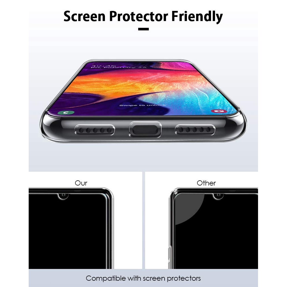 Ốp điện thoại chống sốc chống va đập bảo vệ cho Samsung Galaxy A12 A02s M14 M51 M21 M31 A11 A01 A51 A71 M11 A10 A20