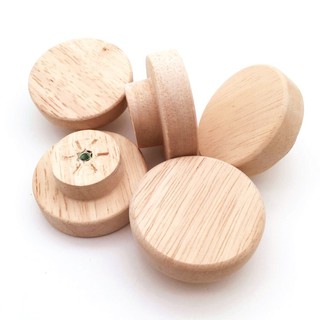 10 Chiếc Núm Gỗ Tròn Kích Thước 50x25mm