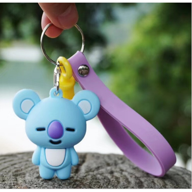 Móc khoá cao su BTS