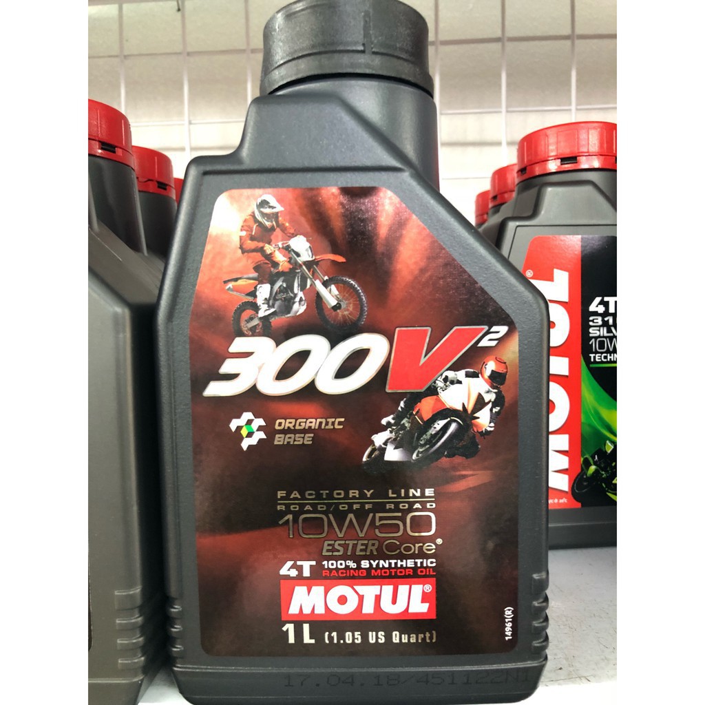 NHỚT MOTUL 300V FACTORY LINE 10W40 và 10W50 (CHAI 1 LÍT)