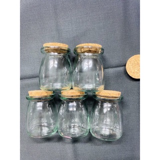 Hũ thủy tinh nút gỗ 100ml