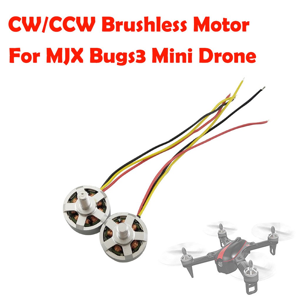 2 Động Cơ Không Chổi Than Cw / Ccw Cho Drone Mjx Bugs 3 Mini