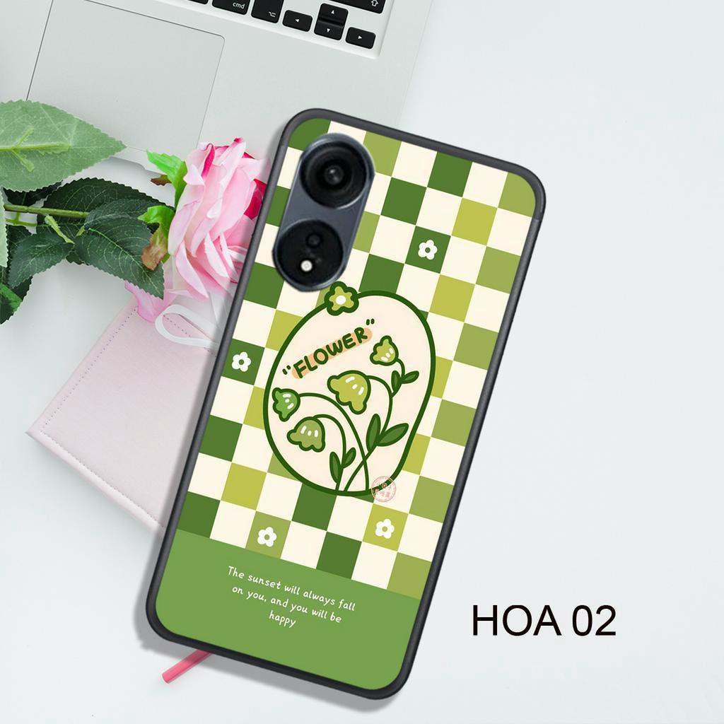 Ốp Lưng  OPPO RENO 8T 4G - RENO 8T 5G - RENO 8 4G - RENO 8 5G - RENO 8Z - RENO 8 PRO , In Hình HOA, Màu Sắc Bắt Mắt.
