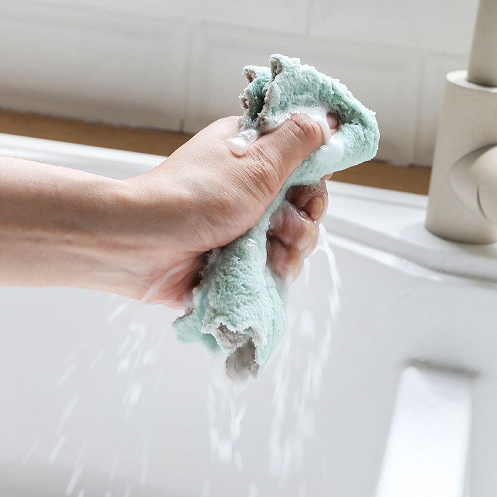 LEISURE Khăn Lau Bằng Sợi Micro Chống Dính Dầu Tiện Dụng Cho Nhà Bếp