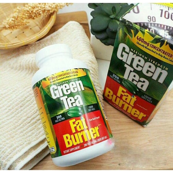 Viên uống giảm cân từ trà xanh Green Tea Fat Burner 200 viên của Mỹ