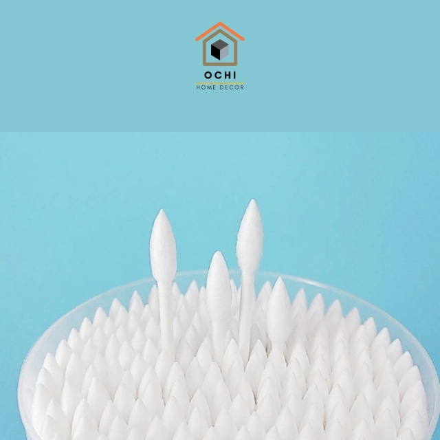Tăm bông ngoáy tai, tăm bông trẻ em 2 đầu cotton swabs