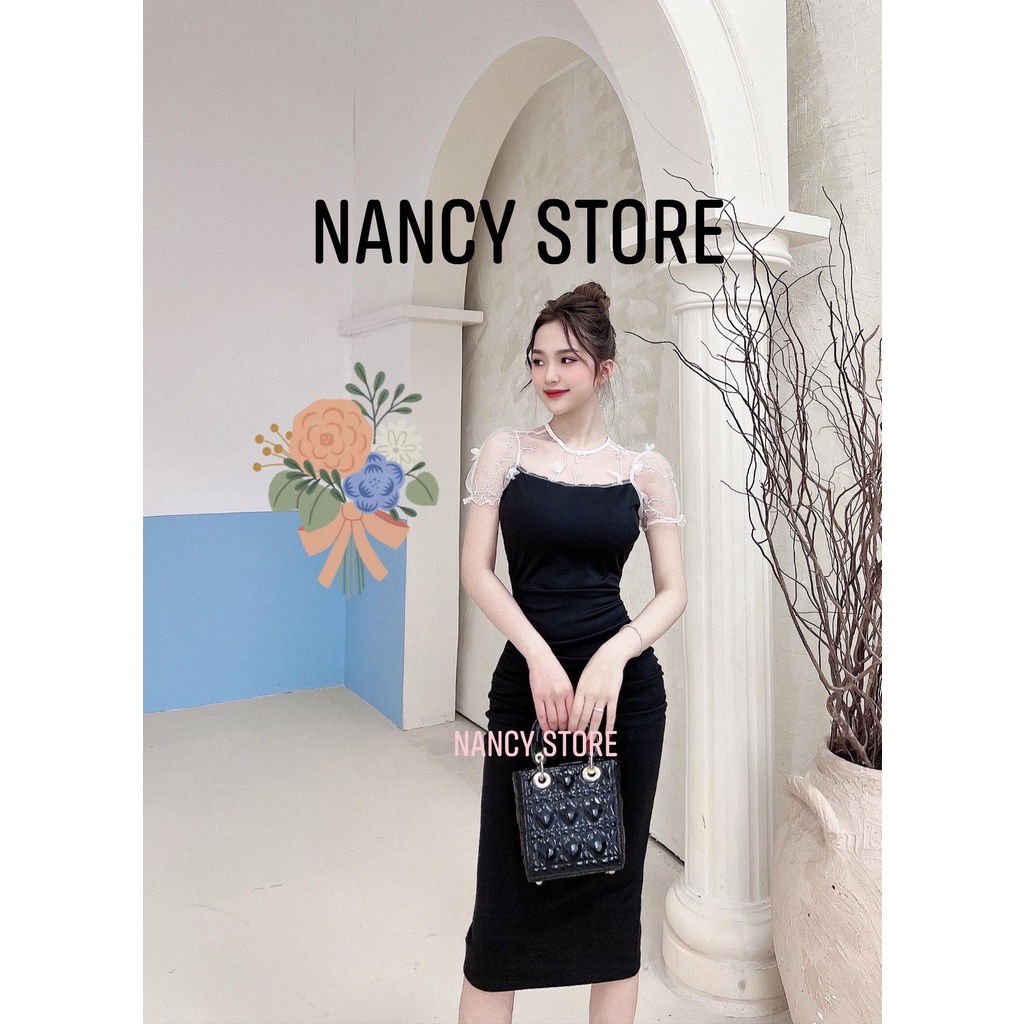 Đầm dự tiệc sang chảnh chất liệu mềm mại phối phối ren cao cấp | BigBuy360 - bigbuy360.vn