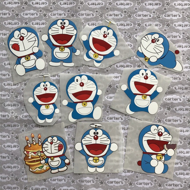set hình dán nhiệt Doraemon nhiều mẫu