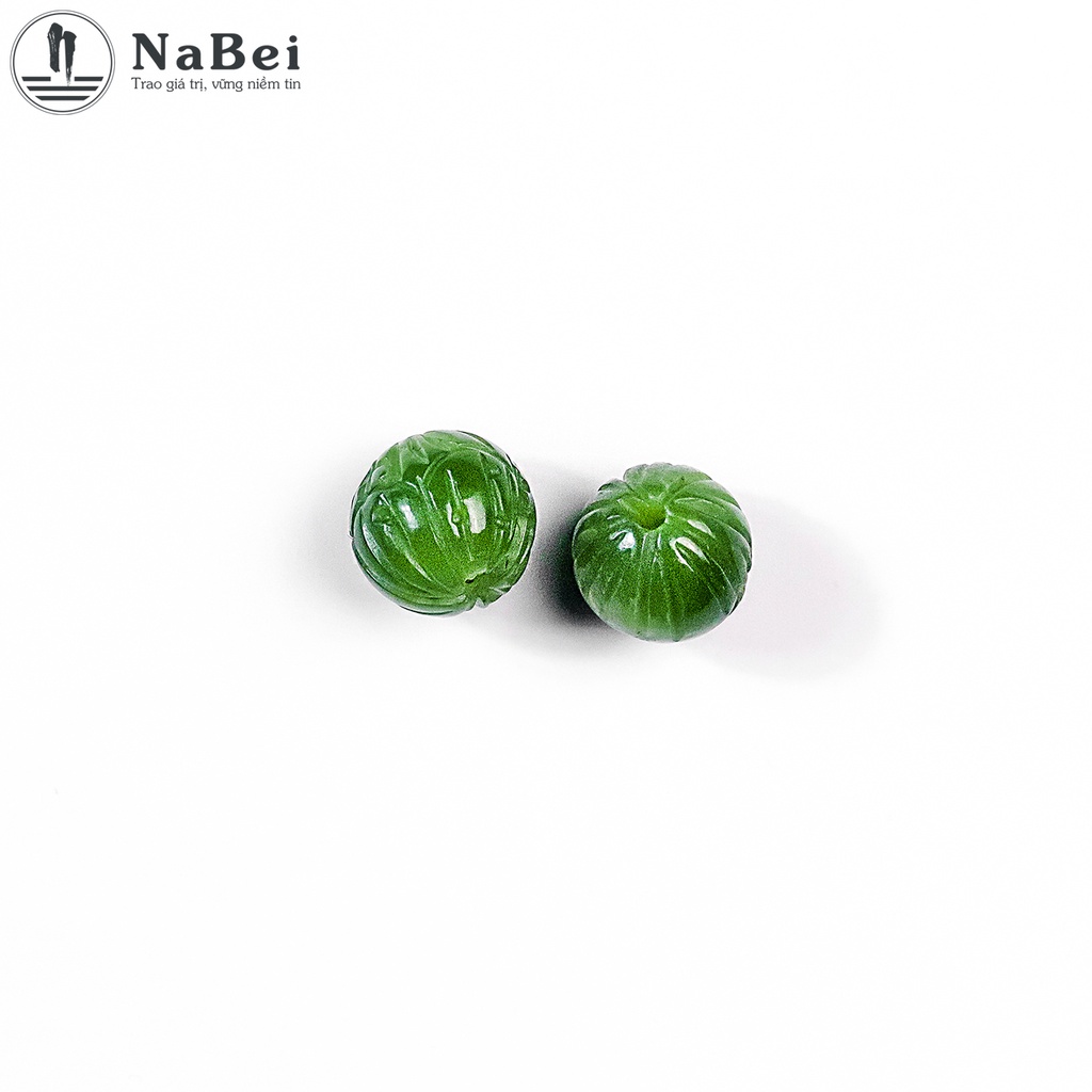 Charm Ngọc Bích Tự Nhiên Mix Vòng Tay Cho Nữ NB110 - Phong Thuỷ NaBei Store